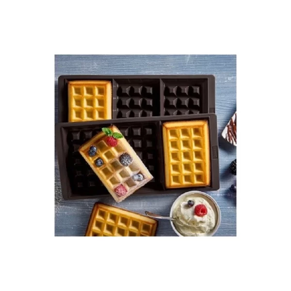 Lurch FLEXI®FORM Waffel Silikon 3-fach | 2er-Set 1