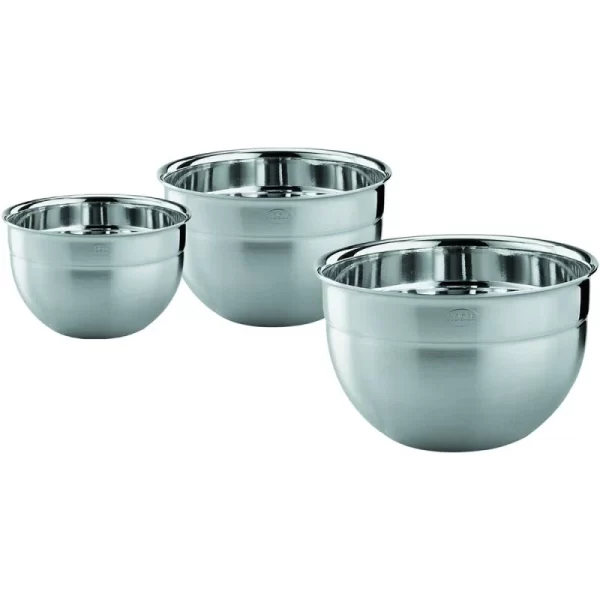 Rösle Hohe Schüssel Set Aus Edelstahl | 3 Tlg. | 16, 20, 24 Cm 1